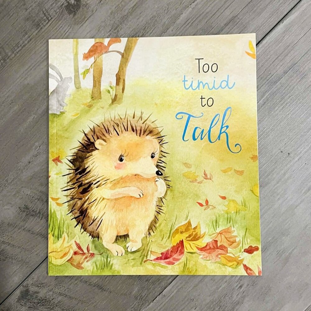 5/$20 Too Timid to Talk Children's Book